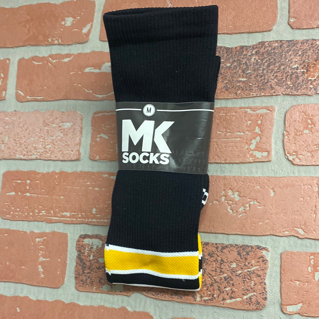 MK Black Game Socks