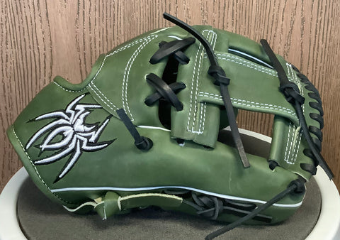 Spiderz Premier Fielding Glove Military Green 11.5” I Web RHT
