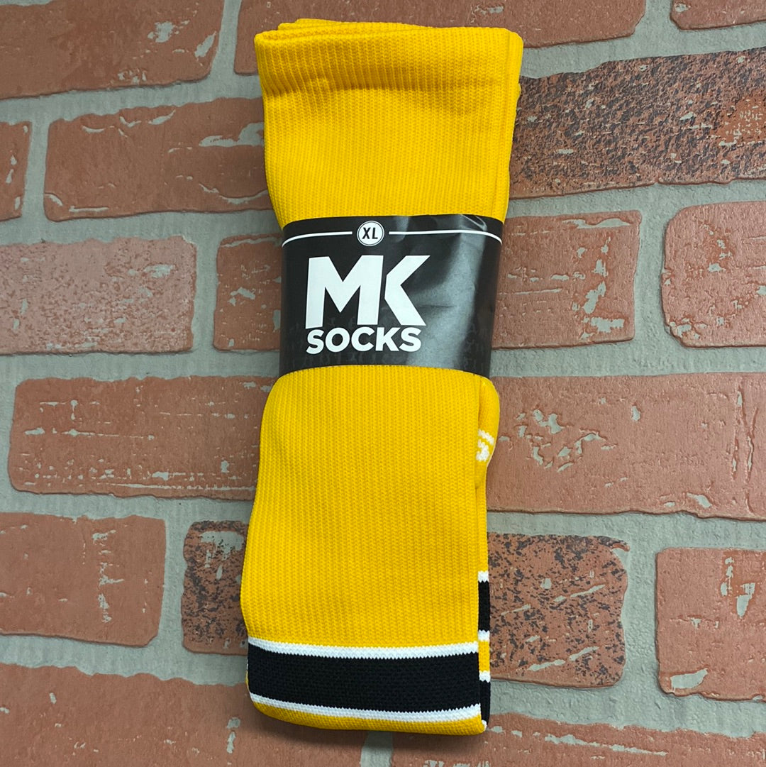MK Yellow Game Socks