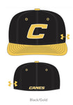 UA CANES Game Hat - BLACK