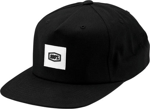 100% Lincoln Black Snapback Hat One Size Fits Most
