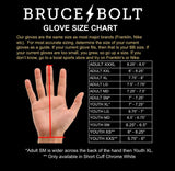 Bruce Bolt Premium Pro Chrome Series Yellow Batting Gloves